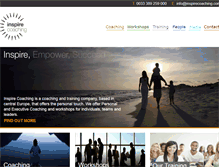 Tablet Screenshot of inspirecoaching.com